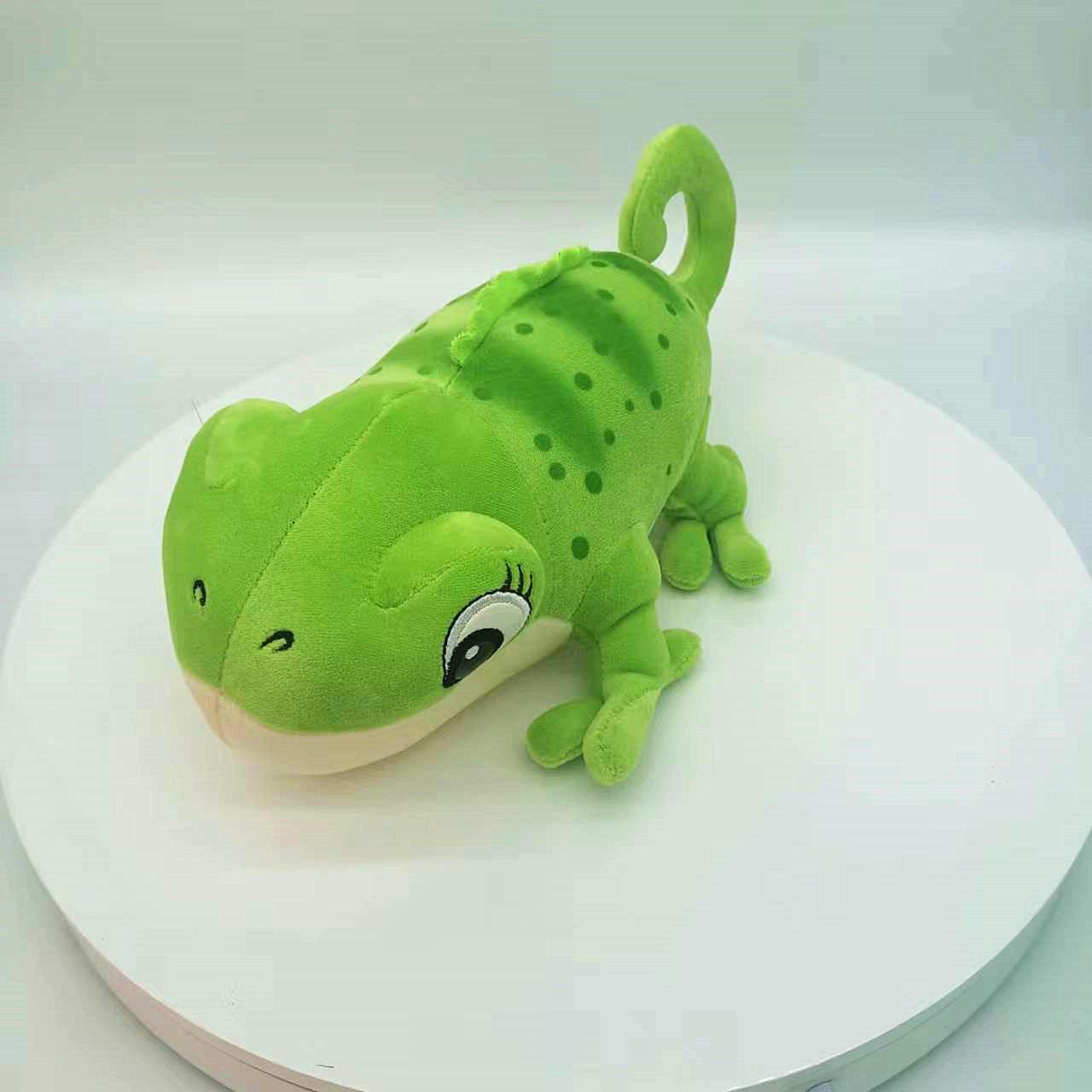 

Soft chameleon doll plush toy lizard doll children s company soothing rag doll birthday gift 30cm зелений