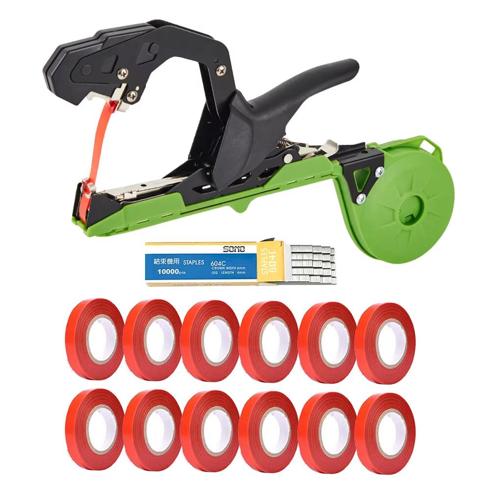New Elbow Large Mouth Hand Tying Machine for Agricultural Fruit Vegetable Binding Tape Garden Tool