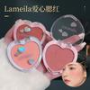 Lameila Single Color Heart Blush Palette Matte Flattering For Olive Skin