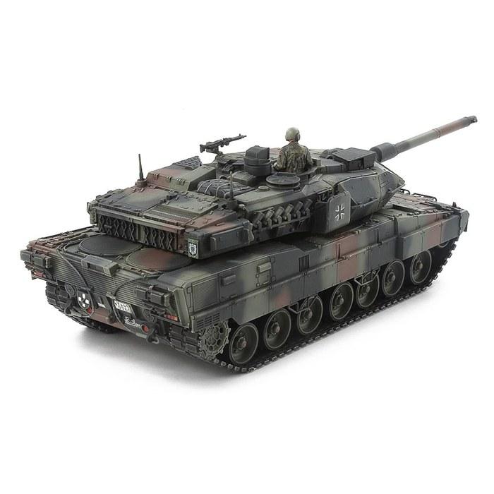 Tamiya 1/48 Military Miniature Series No. 72 Leopard 2 A7V German Army Main Battle Tank Plastic Model 32607 (Tank) Pre-colored 23.4 Cm X 8