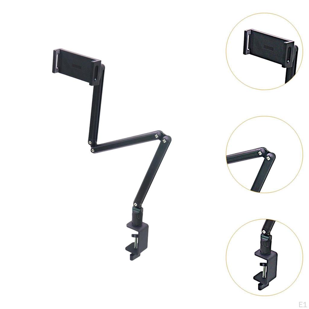 Tablet Ständer Desktop Einfache Installation Grad Schwenk Basis Telefon Halterung Klapp für Radio