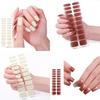 Semi Cured Gels Nails Stickers Nails Polish Strips Korean Style Gels Nails Strips Nails Art Decortions for Party