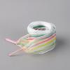 Color Flat Shoelaces Printing Leopard Yarn Shoe Laces 2.5CM Width 80CM/100CM/120CM Length Transparent Shoelace for Women Girl