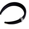 Zhao Ruth has the same black pearl headband for women's foreign light luxury headband hair jewelry.