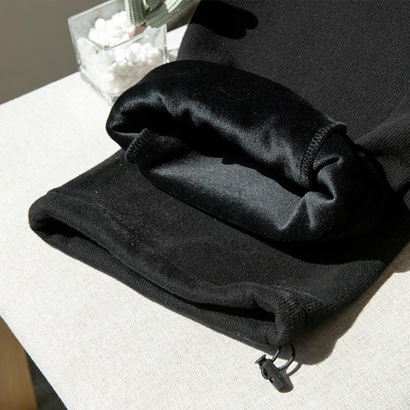 Autumn and Winter Velvet Loose Corset Sweatpants New Autumn Clothing Small Casual Spice Girl Style Women's Pants