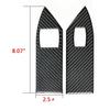 Carbon Fiber Interior Window Lift Switch Cover Trim For Ford Mustang 2005-2009~~