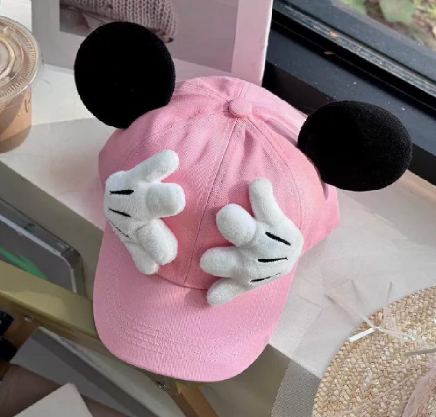 

Mickey Hot Sale Parent-Child Anime Children s Baseball Cap Cartoon Big Eared Casual Sports Snapback Hat for Boys and Girls Gift Adjustable розовый