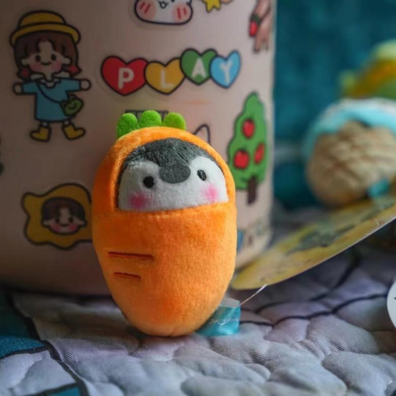 Penguin Dress Up Dinosaur Plush Toy With Short Pile Soft Material For Gift And Decoration