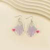 Novelty Acrylic Specter Earrings Holiday Party Favor Decoration Supply Colorful Specter Charm Stud Earring Jewelry Gift