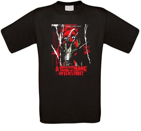 Nightmare Freddy Krueger Horror Cult Movie T-Shirt XXXL
