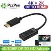 Adattatore Convertitore da DP a HDMI 4K 1080P Maschio a Femmina Cavo Adattatore Video Audio DisplayPort a HDMI-Compatibile per PC TV Laptop