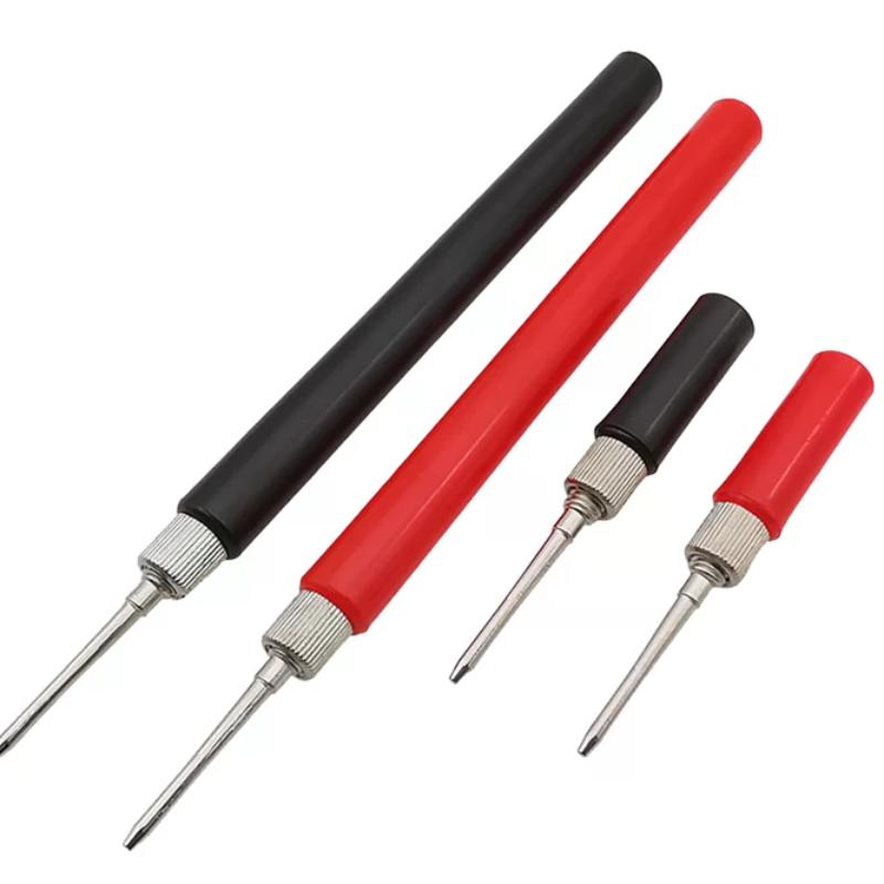 2MM Spring Electrical Test Probe Tip Hook Wire Connector Solder-free Test Leads Pin For Digital Multimeter Multi Meter