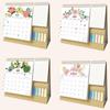 2025 Desk Calendar 2025 Monthly Floral Desktop Planner Calendar Multi-Purpose Calendar Decoration For Home Dormitory Work Area