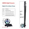 OFFBONDAGE Portable High-pressure 300psi Bike Air Pump with Gauge for Fork & Rear Suspension Shock Absorber MTB Bicycle Pump