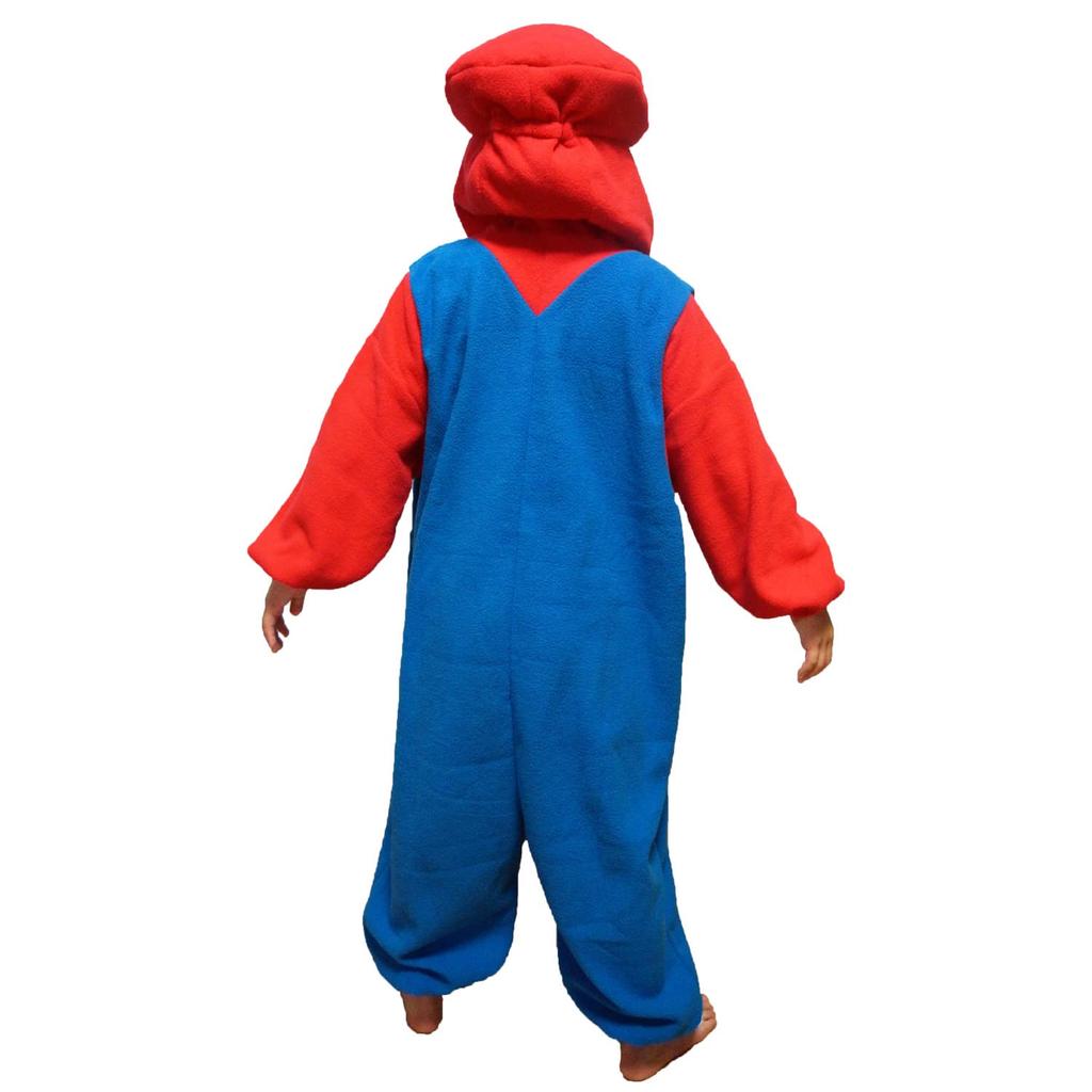 SAZAC Super Mario Fleece Kigurumi for Kids, 130cm