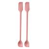 Silicone double-headed jam spatula, kitchen silicone spatula, jam spatula, household double-headed mixing stick, spoon