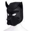 1pc Puppy Hood, Neoprene Silicone Leather Full Head Role Play BDSM Fetish Bondage Hood For Male Sex Games, Sex Toys