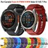 Fenix 8 51 47mm Silicone 26 22MM Watchband Wristband For Garmin Fenix E 7 7X 5 5X Plus 6 6X Pro Belt Tactix QuickFit Watch Strap