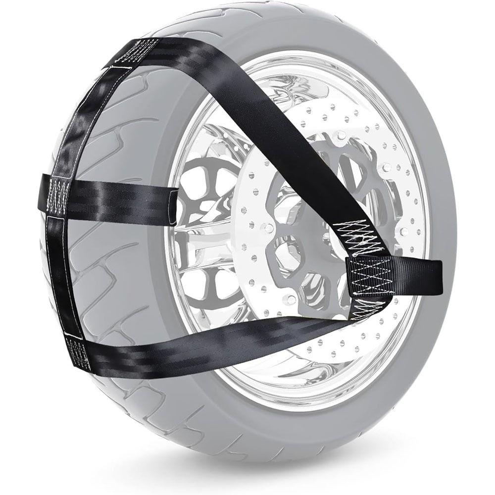 Universal Motorcycle Rear Wheel Strap Foldable Motorcycle Tie Down Strap Motorcycle Towing