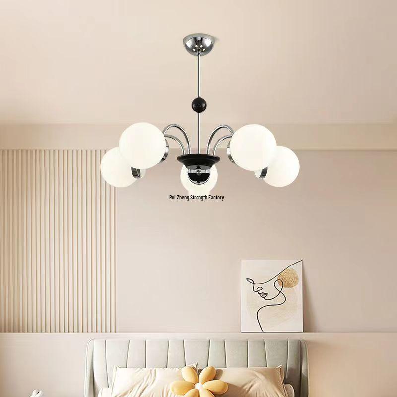 2025 Nordic Wabi-Sabi Chandelier: Mid-Century Bauhaus Style for Living Rooms & Dining Areas