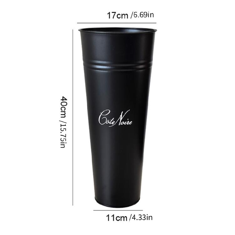 Galvanized Steel Flower Bucket Container Vintage Farmhouses Decoration Rustproof Design For Indoor Outdoor Plant Display