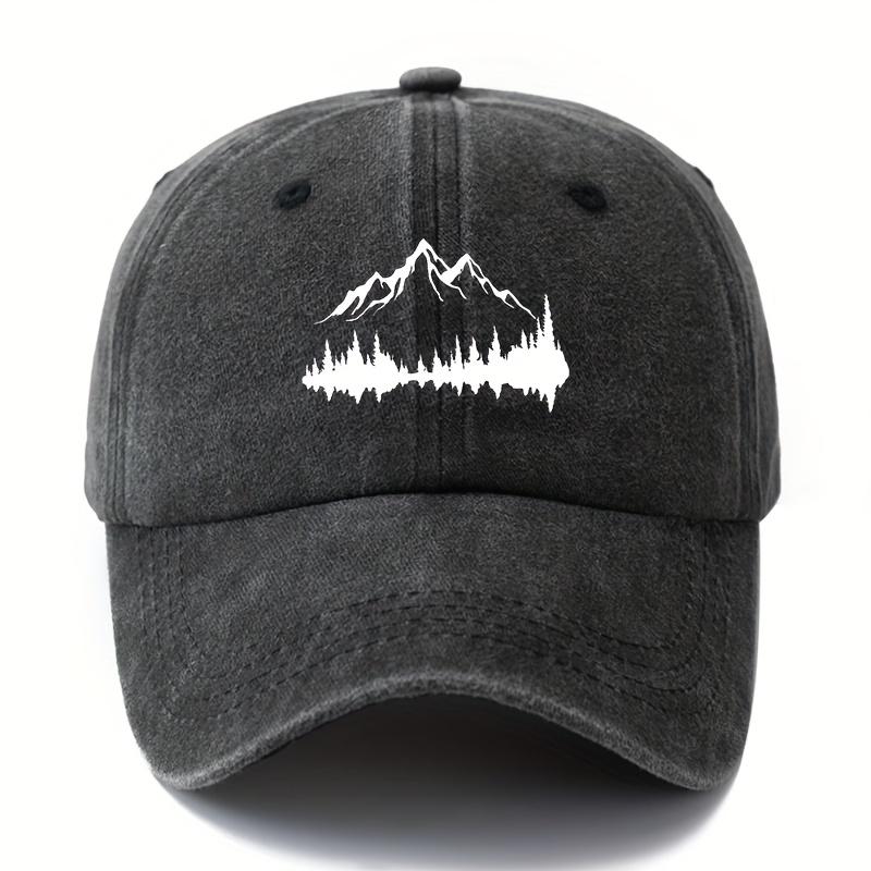 Unisex Forest Pattern Baseball Cap for Outdoor Exploration, Fishing, Hiking, Lightweight Sun Protection, Truck Driver's Cap