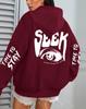 Women's Casual Autumn Fleece Hooded Sweatshirt with Pockets