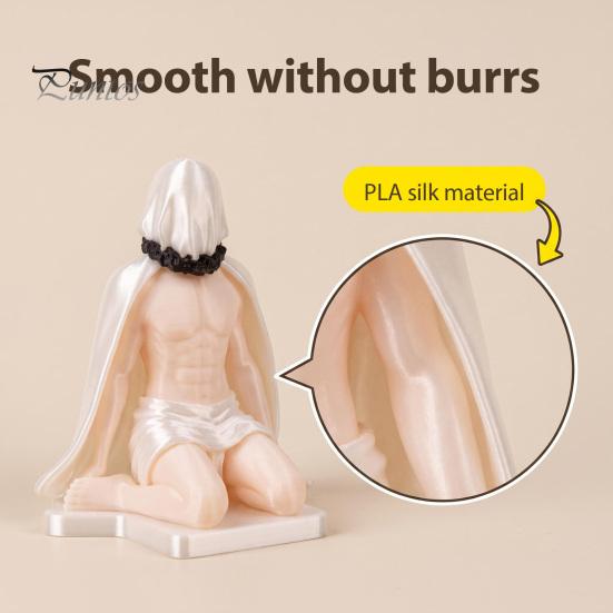 Creative Office Desk Gadgets 3D Printed Masked Hottie Ornament, Cool Mysterious Character Figurine, Stable Novelty Gifts for Gamers Base Desktop