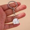 Cute Resin Cartoon 3D Elephant Keychain Animal Keyrings Pendants for Car Key Holder Handbag Decor Jewelry Gifts