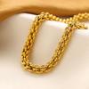 INSSGG Luxury Gold Cuban Chain Necklace