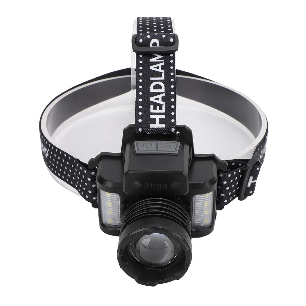 30W LED Headlamp Rechargeable Water Resistant Super Bright White Laser LED Zoomable Headlamp with