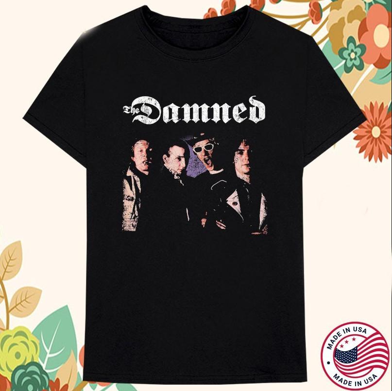 The Damned Band Photo T-shirt size S-5XL S