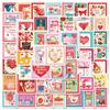 Premium 50 Pp Material Waterproof Stamp Decoration Stickers Retro Handbook Material DIY Suitcase Notebook