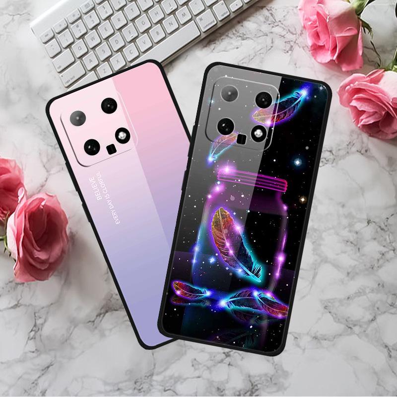 Xiaomi 14 Phone Case: Colorful Butterfly Design, Tempered Glass, Creative Style, Hot Seller