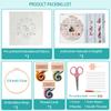 IUHUI Embroidery Kit for Advanced Adults Lovely and Beautiful Animal Patterns DIY Hand Embroidery 3 Sets with 3 Hoops Hedgehog 3-Pack - (Innocent
