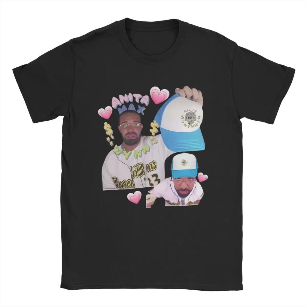 Anita Max Wynn Love Men T Shirt Vintage Tees Short Sleeve Round Neck T-Shirt 100% Cotton 6XL Clothes