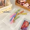 10PCS Clear Zip Lock Plastic Card Package Bags with Zipper Self Seal Transparent Ziplock Kpop Card Packaging Bag