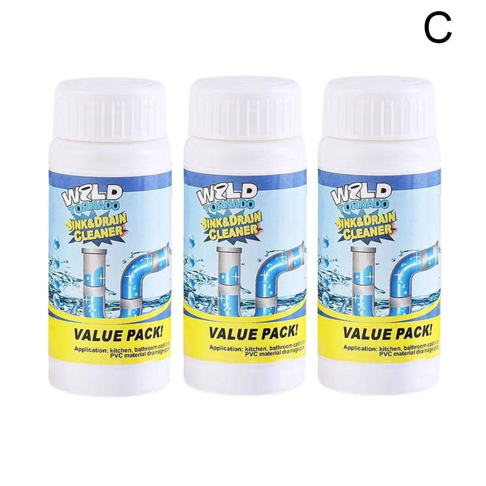 100g Powerful Sink Drain Cleaner High Efficiency Clog Remover Kitchen Sewer Power Pipe Channel Powder Cleaning Tools