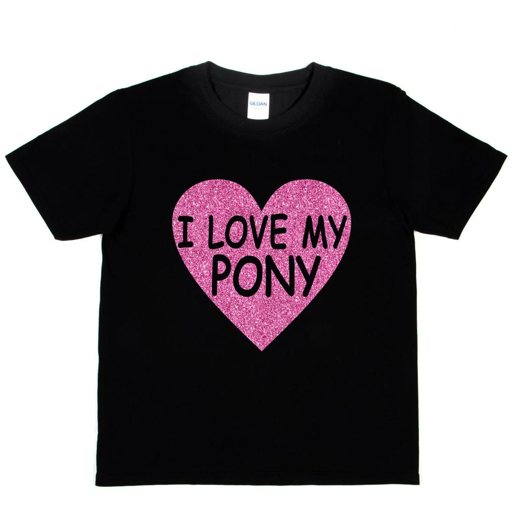 I love My Pony Horse Riding Ponies Girls Birthday Funny Kids T shirt