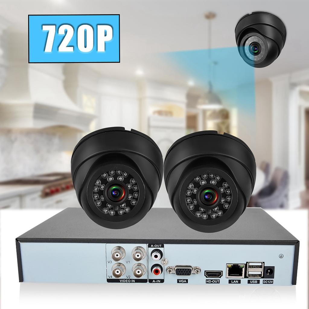 2CH ADH HD 100W 720P 5?in?1 for Security Camera System DVR Kit