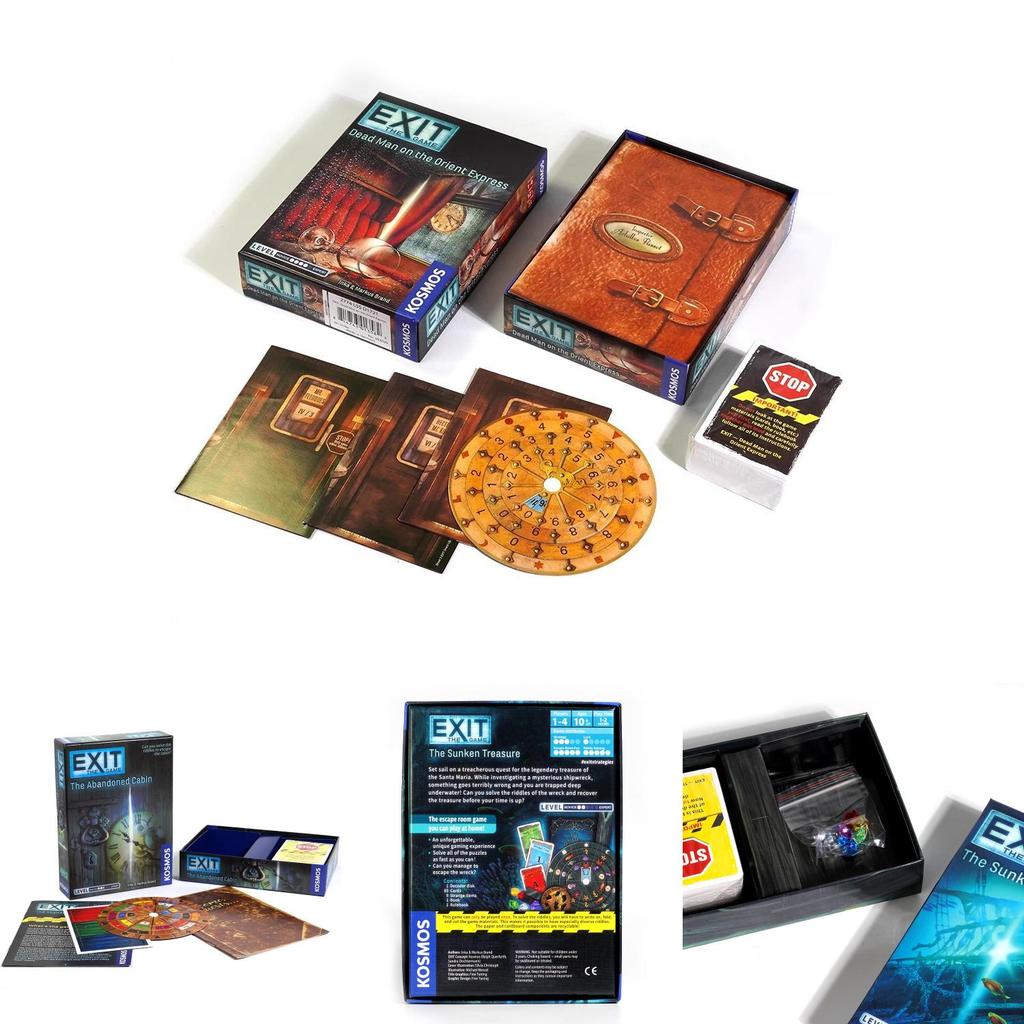 Deep Sea Adventure Card Game With Emotional And Visual Skills For Kids And Parties