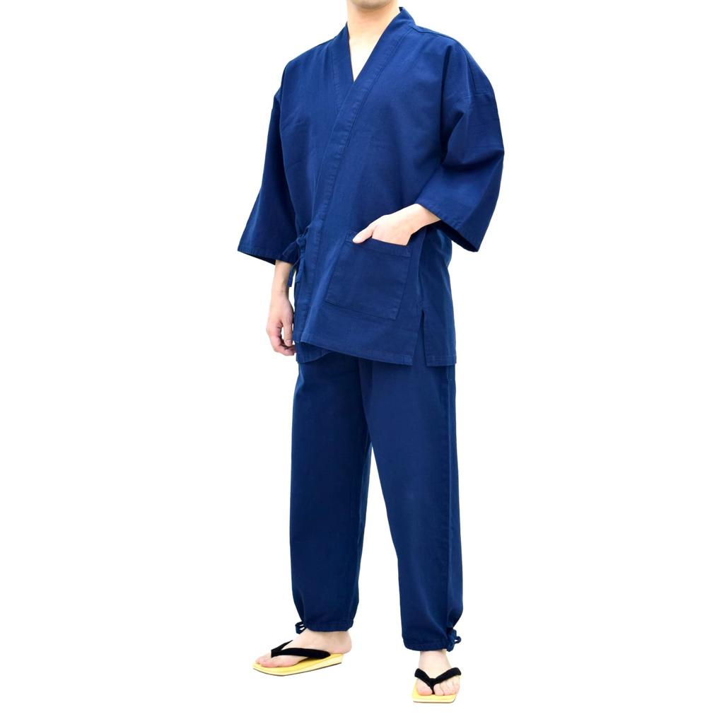 Pique Denim Samue for All Seasons [AiAi] Men's (L, Navy)