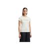 Moncler Simple Comfortable Letter Short Sleeve T-Shirt Women T-Shirts White K1-093-8C00009-89AUO-034