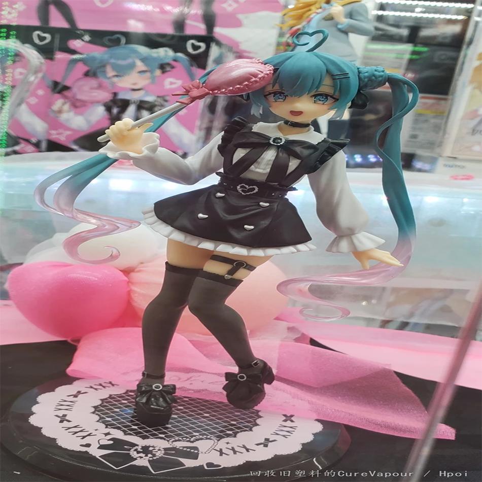 18cm Sexy Girl Hatsune Miku Anime Figure Fashion Subclture Miku Action Figure Room Decorations PVC Collection Model Doll Toys