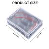 21700 Battery Storage Box Batteries Holder For 3 Cell Storage With Switching Clear For LED Lights And Electronics