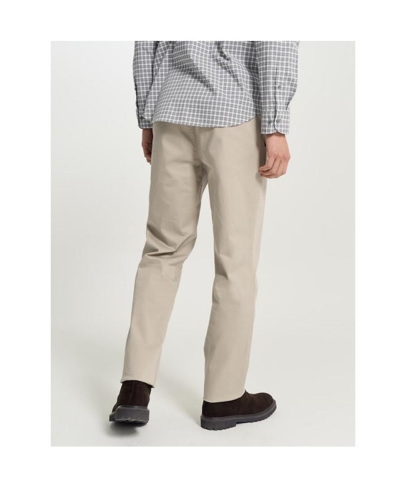 Binpolmen [Essential] Spring Standard Fit Chino Pants Beige