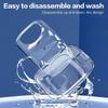 Transparent Plastic Hamster Sand Bathroom Litter Container Box Sand Bath Corner Potty Trainer