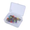 100pcs Pincéis de Nylon de Cores Variadas Plano Polimento Dental Polidor Pincel