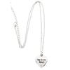 6xLove Heart Shape Crystal Necklace Necklace Jewelry Silver