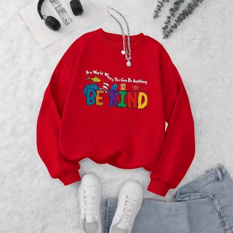 Plus Size "Be Kind" Crew Neck Sweatshirt